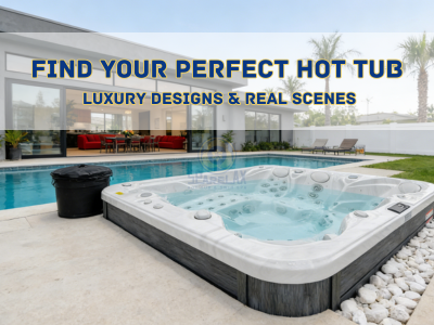 Encontre sua banheira de hidromassagem perfeita: designs luxuosos e cenas reais