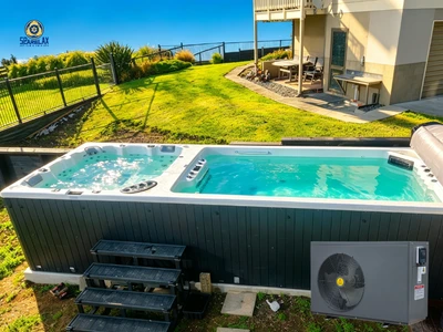 Preciso de uma bomba de calor para meu spa de natação?